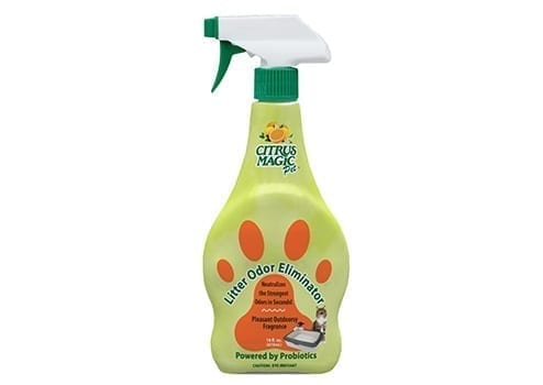 cat litter odor eliminator spray