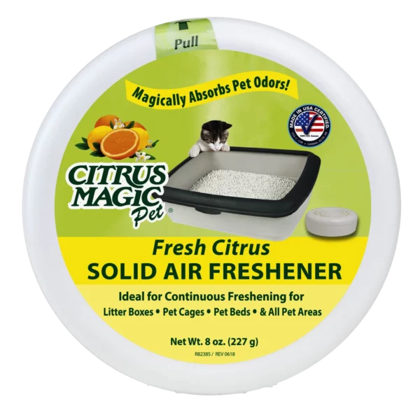 Citrus Magic Pet Odor Absorbing Solid Air Freshener, Fresh Citrus