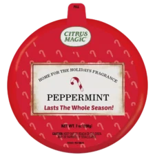 Citrus Magic Holiday Odor Absorbing Solid Air Freshener, Peppermint