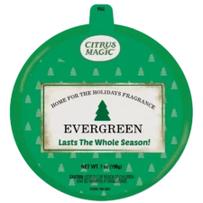 Citrus Magic Holiday Odor Absorbing Solid Air Freshener, Evergreen
