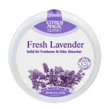 Citrus Magic For Closets Odor Absorbing Solid Air Freshener, Fresh Lavender