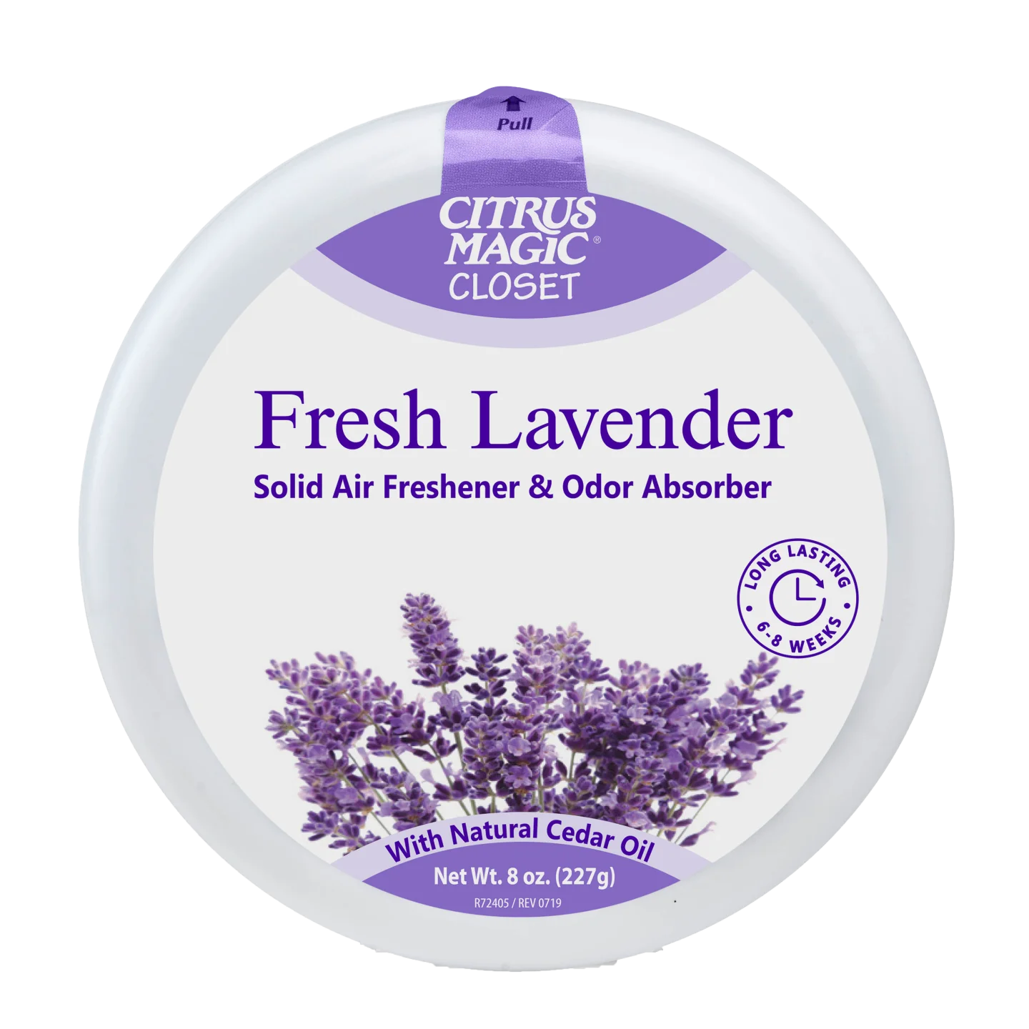 Citrus Magic For Closets Odor Absorbing Solid Air Freshener, Fresh Lavender