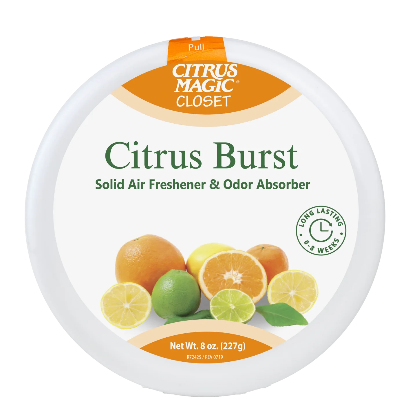 Citrus Magic on the go Solid Air Freshener for Auto, Tropical Citrus, 8  Ounce 