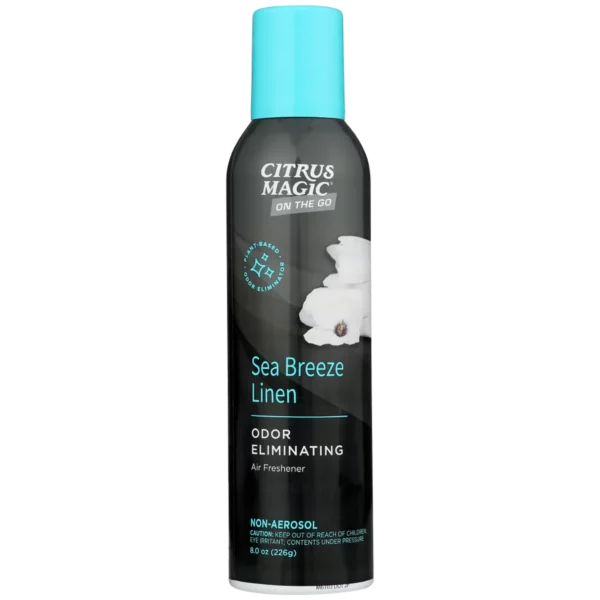 Citrus Magic On The Go Odor Eliminating Air Freshener Spray, Sea Breeze Linen