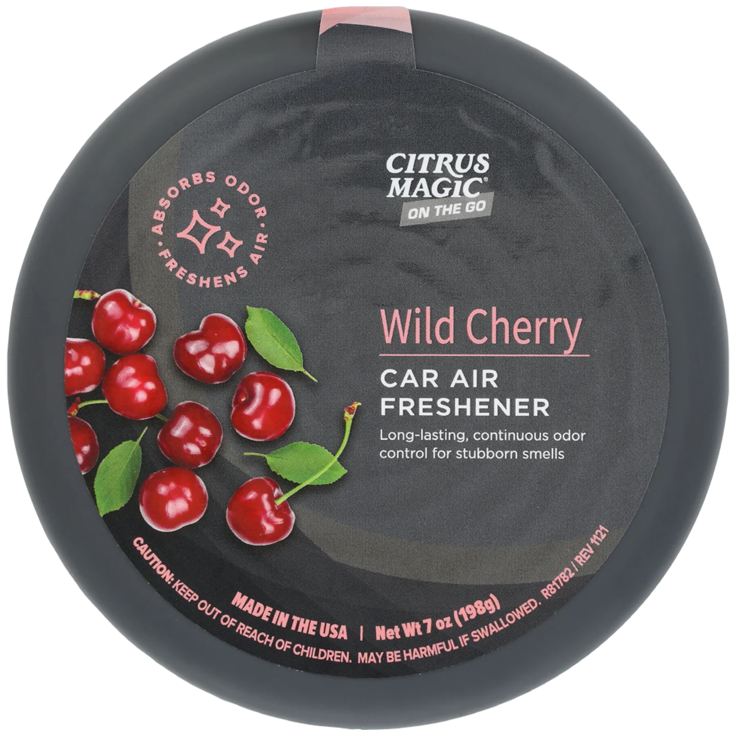 Citrus Magic On The Go Odor Absorbing Solid Air Freshener, Wild Cherry