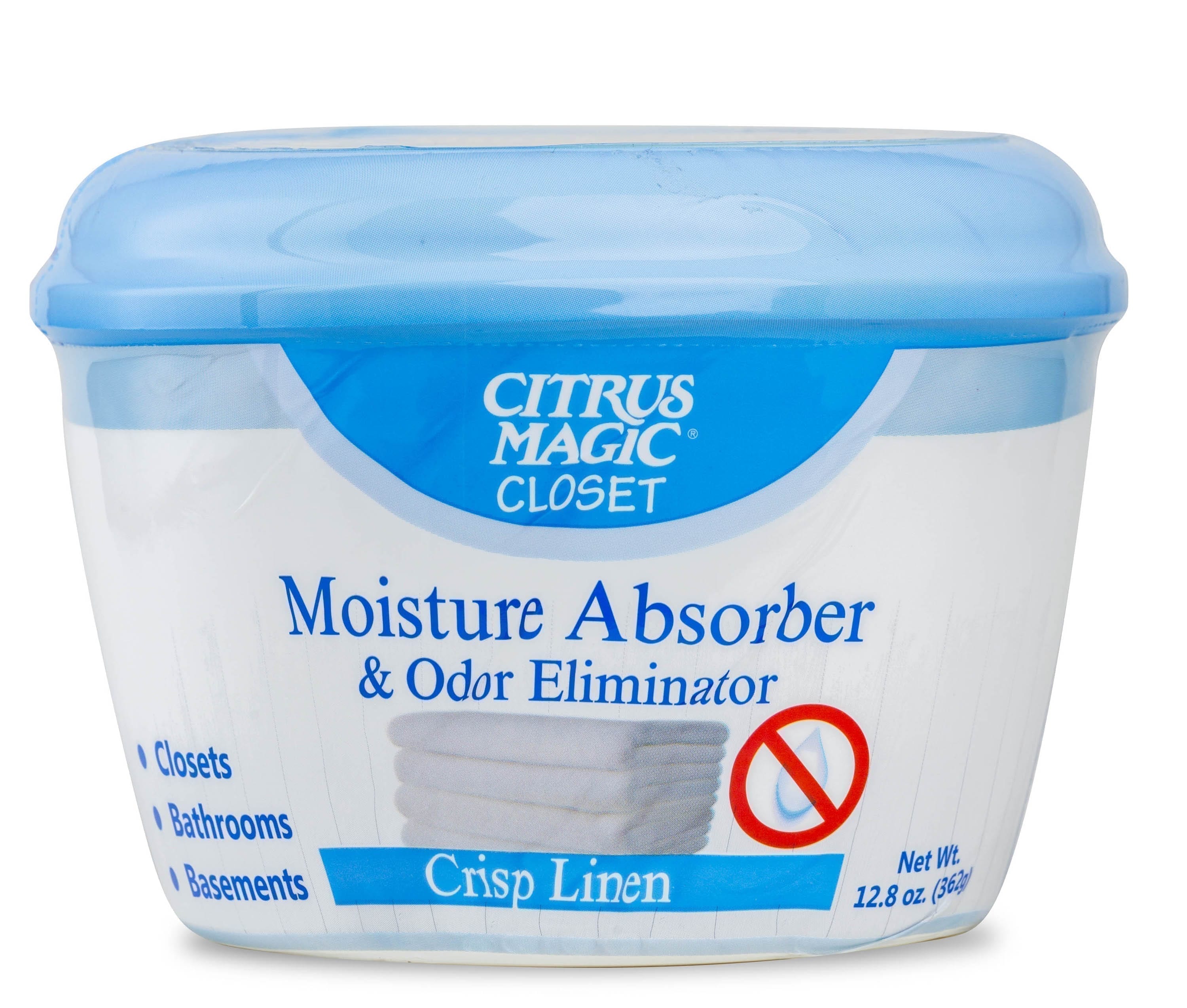Citrus Magic For Closets Moisture Absorber and Odor Eliminator, Crisp Linen