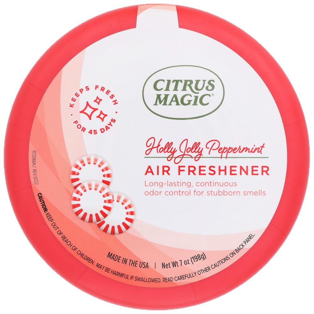 Citrus Magic Holiday Solid Air Freshener - Peppermint