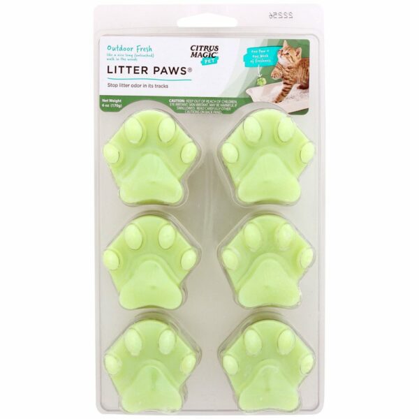 Citrus Magic Pet Odor Control “Paws” For Litter, Outdoor Fresh