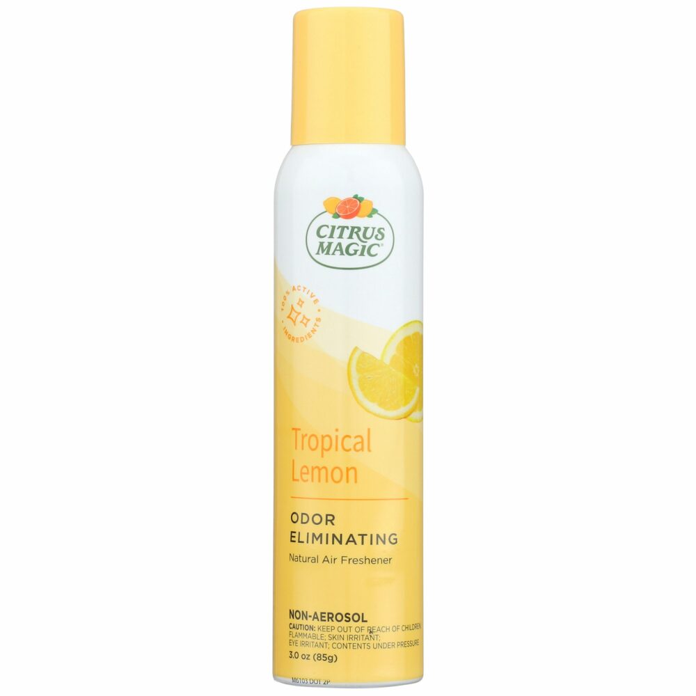 Citrus Magic Natural Odor Eliminating Air Freshener Spray, Tropical Lemon