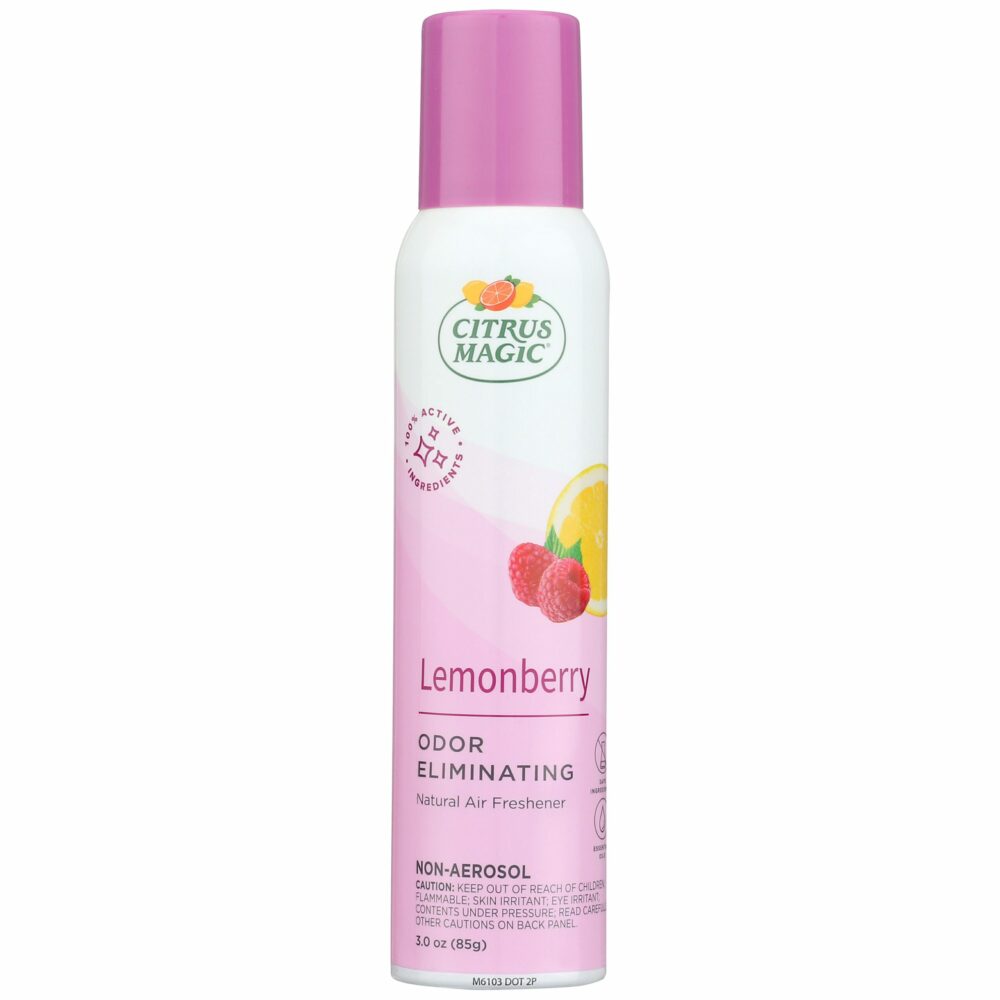 Citrus Magic Natural Odor Eliminating Air Freshener Spray, Lemonberry