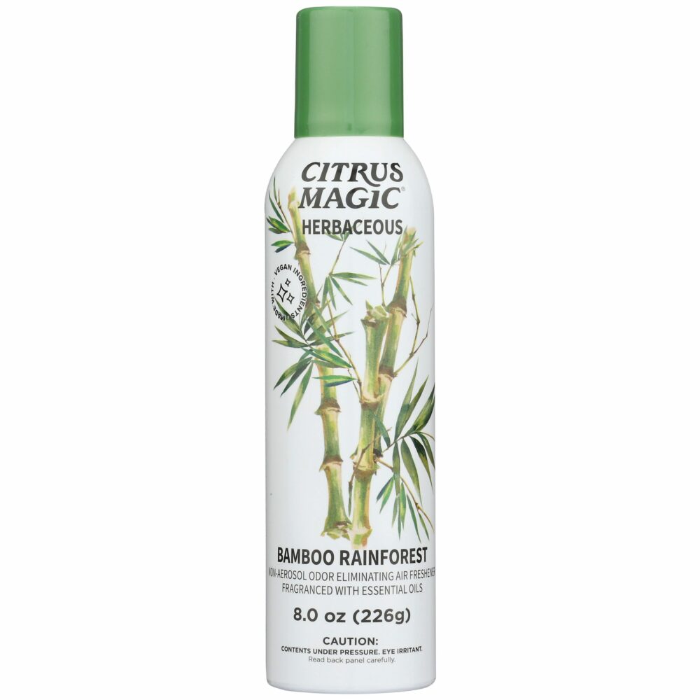 Citrus Magic Herbaceous Odor Eliminating Air Freshener Spray, Bamboo Rainforest