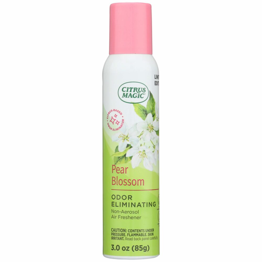 Citrus Magic Limited Edition Odor Eliminating Air Freshener Spray, Pear Blossom