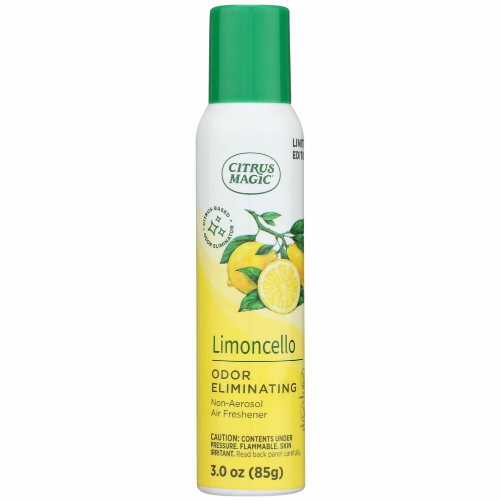 Citrus Magic Limited Edition Odor Eliminating Air Freshener Spray, Limoncello