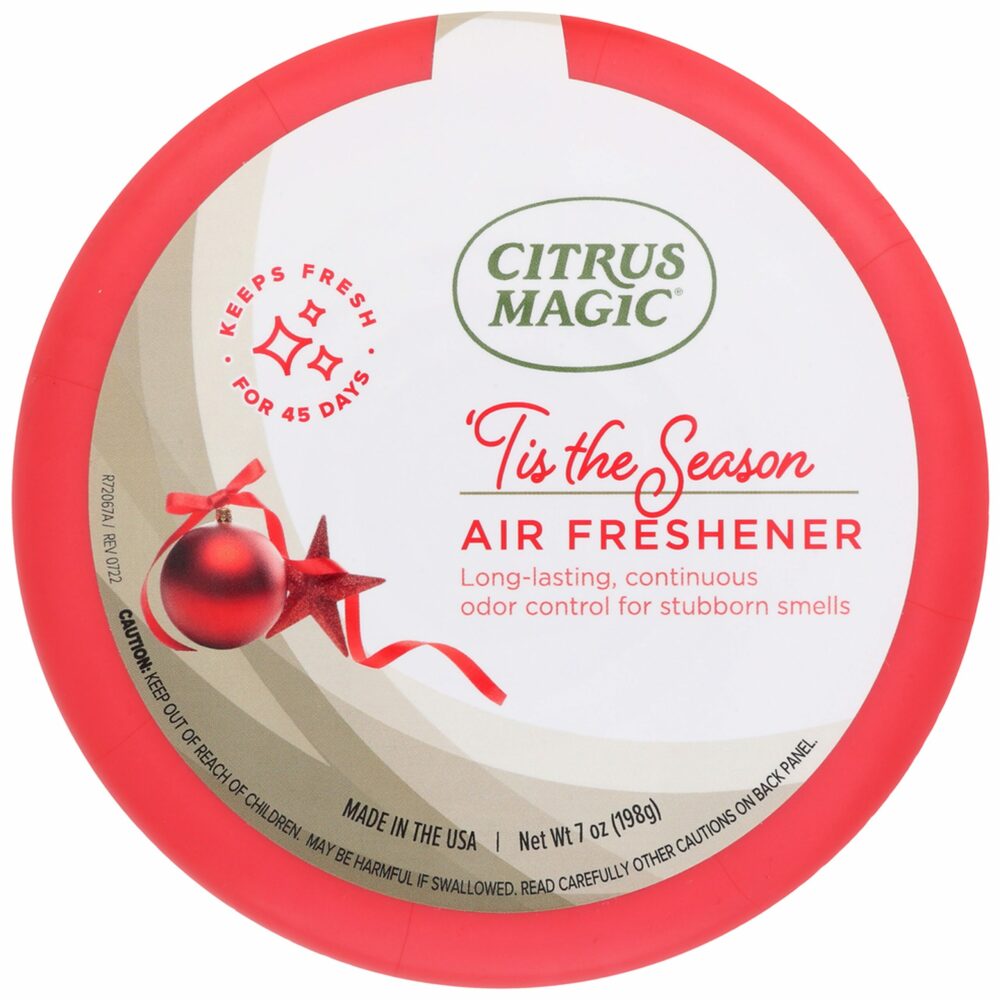 Citrus Magic Holiday Odor Absorbing Solid Air Freshener, 'Tis the Season