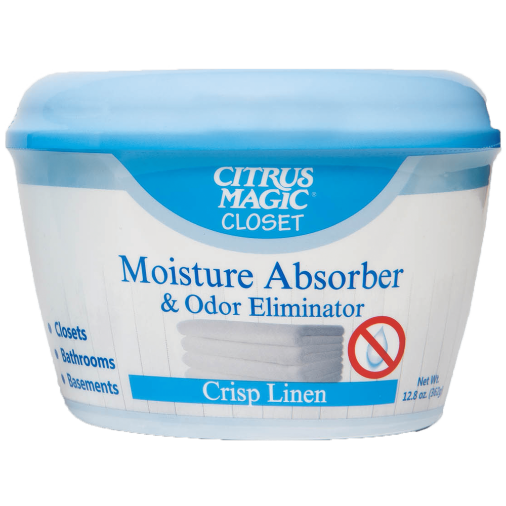 Citrus Magic For Closets Moisture Absorber and Odor Eliminator, Crisp Linen